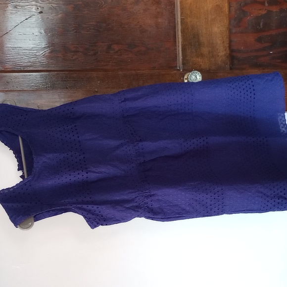 Roz & Ali Dresses & Skirts - Purple eyelet sleeveless dress, women's size 14 Roz & Ali